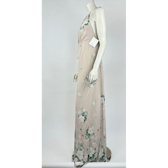 Show Me Your Mumu Amanda Maxi Dress Women XS NWT Bridesmaid Floral Ivory Lined - Picture 13 of 16
